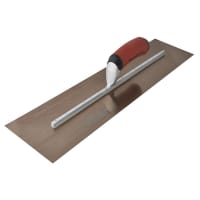 Marshalltown MXS205GD Golden Stainless Steel Finishing Trowel DuraSoft 20x5in