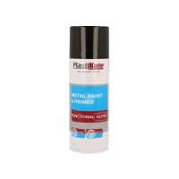 PlastiKote Trade Metal Spray Paint & Primer Gloss Black 400ml