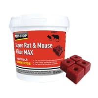 Pest-Stop Super Rat & Mouse Killer MAX Wax Blocks Single Pack