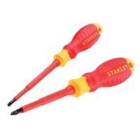 STANLEY FatMax VDE Insulated Screwdriver Set, 2 Piece