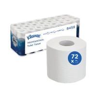 Kleenex Pack of 72 3Ply Toilet Rolls Toilet Tissue Sheets White 8459