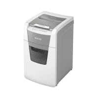 Leitz IQ Autofeed Small Office 100 Automatic Cross-Cut Paper Shredder P-4 White 80111000