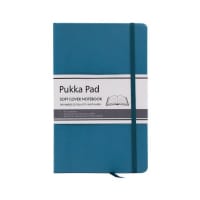 Pukka Pad Signature Soft Cover Notebook A5 215x135mm 192 Pages Teal 7752-SIG