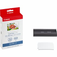 Canon KC-18IF Colour Ink + 54 x 86 mm Sticker Paper Set, 18 Sheets