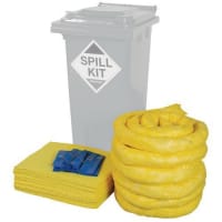Refill kit for 120L wheelie bin spill kit, chemical Single Pack