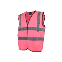 Hi-Vis Waistcoat Pink - M (41in)