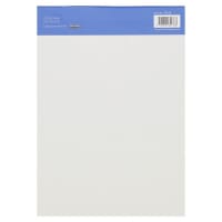 Brookland Bond A5 Writing Pad - 100 Sheets - White Plain - Ideal for Everyday Writing and Note-Taking