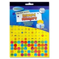 Clever Kidz Reward Stickers 6 Sheets - Fun and Motivational Stickers for Kids