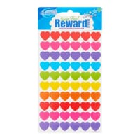 Clever Kidz Reward Stickers Assorted Colours 6 Sheets - Colorful and Encouraging Stickers for Kids