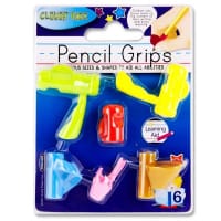 Clever Kidz Pack of Assorted Colours Pencil Grips - Comfort and Control for Young Writers