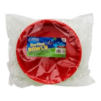 Clever Kidz Sorting Bowls Round Assorted Colours Pack of 6 - Bowls for Sorting and Organizing