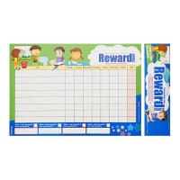 Clever Kidz Reward Chart for Kids - Behavior Tracking & Sticker Rewards