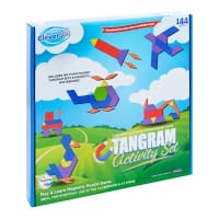 Clever Kidz Tangram Activity Set - Puzzle Game for Early Childhood Development