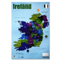Clever Kidz Wall Chart - Map of Ireland Educational Tool
