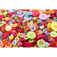 Crafty Bitz Assorted Buttons 300g - Crafting and Sewing Supplies