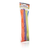 Crafty Bitz Chenille Pipe Cleaners Pack of 42 - Primary Colours - Flexible Craft Stems