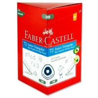 Faber Castell Junior Triangular Grip Pencil HB - Ideal For Young Learners