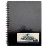 Icon A4 Wiro Hardcover Sketch Pad 135gsm 50 Sheets - Ideal For Travel