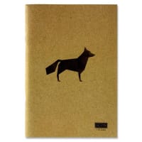 Icon A5 Kraft Sketch Book Animalia Design 110gsm - Assorted Colours 80 Pages - Eco-Friendly