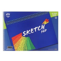 Icon Apprentice A4 Spiral Sketch Pad 60 Pages 90gsm - Beginner Artist Sketchbook