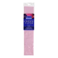 Icon Craft Crepe Paper Baby Pink - 17gsm 50cm x 2.5m for Crafting, Party Decorations, and Wrapping