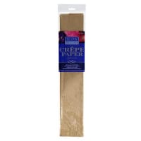 Icon Craft Crepe Paper Gold - 17gsm 50cm x 2.5m for Crafting, Gift Wrapping, and Party Decor