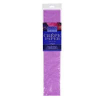 Icon Craft Crepe Paper Lilac - 17gsm 50cm x 2.5m for Arts, Crafts, and Gift Wrapping