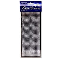 Icon Craft Self Adhesive Gem Stones Pack of 1000 - Silver - Sparkly Craft Embellishments