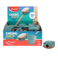 Maped Smiling Planet Single Hole Sharpener - Keep Your Pencils Sharp with a Smile