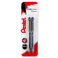 Pentel Energel Plus 0.7mm Rollerball Pens Blue Pack of 2 - Ideal for Office Needs