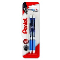 Pentel Energel Xm 0.7mm Rollerball Gel Ink Pens Blue Pack of 2 - Smooth Writing Experience
