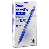 Pentel Energel Bl77 0.7mm Retractable Gel Pen Blue - Smooth Ink Flow for Writing