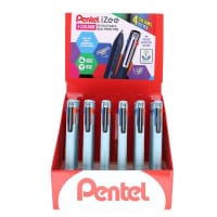 Pentel Izee 4 Colour Retractable Ballpoint Pen - Ideal for School Projects