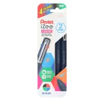 Pentel 1.0mm 4 Colour Retractable Ballpoint Pen Pack of 2 - Versatile Writing Tools for Everyday Use