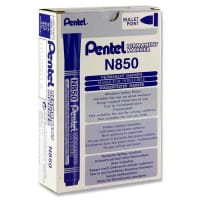 Pentel N850 Permanent Marker Bullet Point Blue - Essential for Office Needs