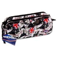 Premier Twin Zip Pencil Case - London/Paris Design - Versatile and Spacious for Organizing School Supplies
