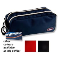 Premier Twin Zip Pencil Case Bold Assorted Colours - Stylish and Functional for School Supplies