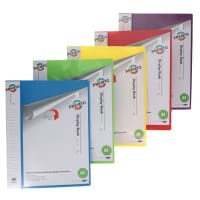 Premier A4 Display Book 60 Pockets Assorted Colours - Perfect for Organizing Important Documents