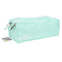 Premto Pastel Pencil Case 3 Pocket Mint Magic - Great for Organizing Pens and Pencils