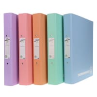 Premto Pastel Ring Binder A4 - Assorted Colours - Versatile Document Binder