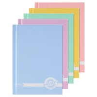 Premto Pastel A6 160 Page Hardcover Notebook Assorted Colours - Compact Note-Taking Book