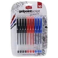 Proscribe Gelpoint Script Gel Pens Pack of 10 - Smooth Writing for Any Occasion