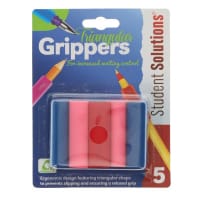 Student Solutions Pack of 5 Triangular Grippers - Enhance Comfort and Control
