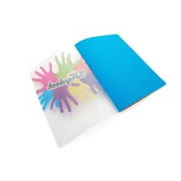 World Of Colour A4 Durable Cover Scrapbook 60 Pages - Preserve Your Precious Memories