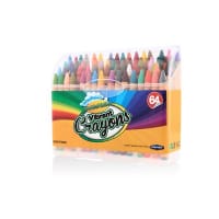 World Of Colour Crayons with Sharpener Box of 64 - All-in-One Coloring Solution
