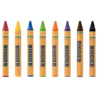 World Of Colour Super Jumbo Chubby Crayons Pack of 8 - Easy to Hold for Young Hands