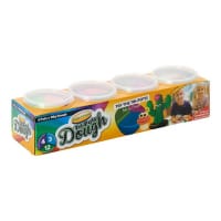 World Of Colour Tri-Pots Dough Set of 4x90g - Fun and Versatile Dough for Kids