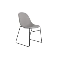 Lizzie Skid Chair Grey
