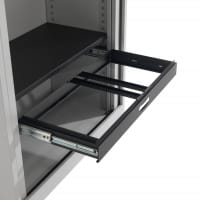 Steel Open Tambour Filing Frame Black