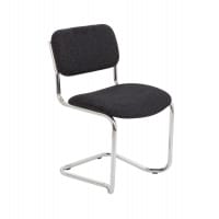 Meeting Chair with Cantilever Frame Charcoal